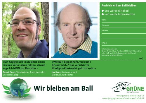 Abstimmung 9. Juni 2013 - Grüne Winterthur