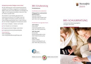 BBS-SCHULBERATUNG - BBS-Server Rheinland-Pfalz