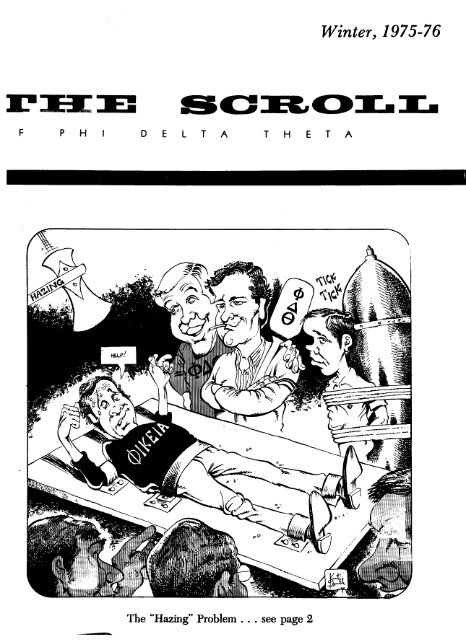 1975–76 Volume 100 No 1–5 - Phi Delta Theta Scroll Archive