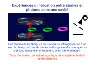Electrodynamique des systèmes simples