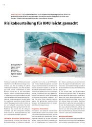 Risikobeurteilung fÃ¼r kmU leicht gemacht - VSSM