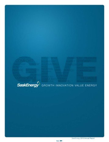 SaskEnergy 2010 Annual Report