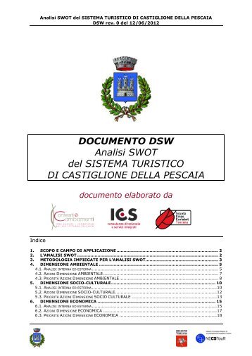 Analisi SWOT - Comune di Castiglione della Pescaia