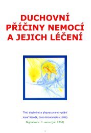 DUCHOVNÃ PÅÃÄINY NEMOCÃ A JEJICH LÃÄENÃ - RAHUNTA.cz