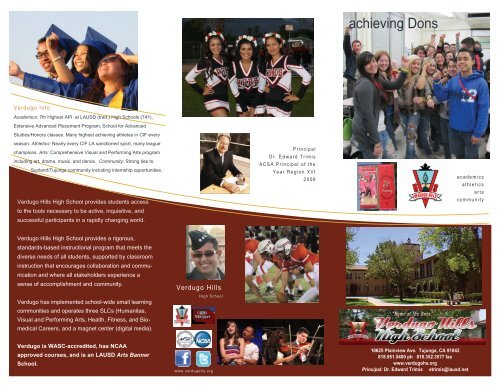 VHHS Brochure 7.pdf - Verdugo Hills High School