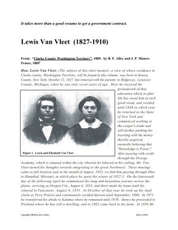 Lewis Van Vleet (1827-1910)