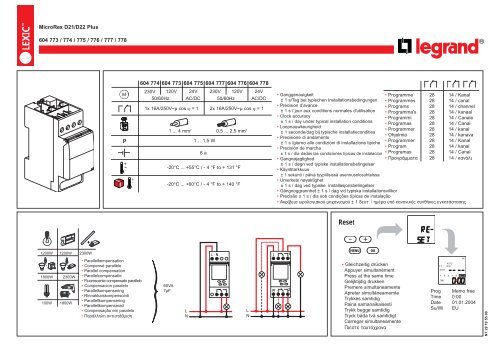 MicroRex D21/D22 Plus 604 773 / 774 / 775 / 776. - Saunapiste.Fi