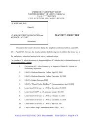 #1850999 v8 - US Airways v USAPA -- Preliminary ... - Leonidas