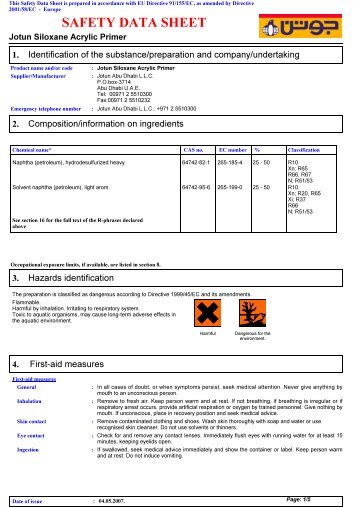 SDS - Jotun Siloxane Acrylic Primer - Marine_Protective - English (uk)