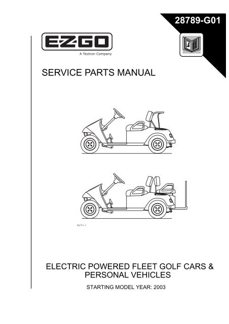 SERVICE PARTS MANUAL 28789-G01 - Ransomes â Jacobsen