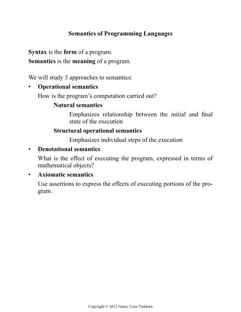 Introduction To Semantics (PDF)