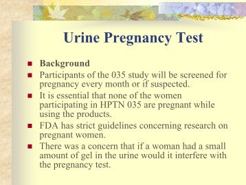 Urine Pregnancy Test