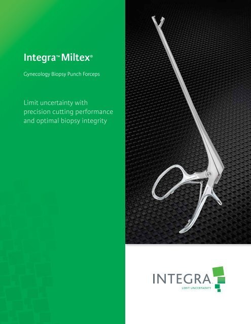 GYN Biopsy Forceps Brochure - Integra Miltex