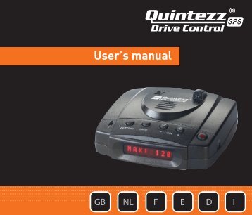 Drive Control manual GB - Quintezz