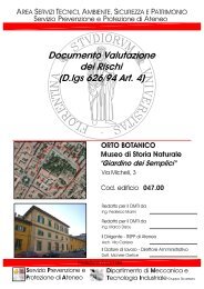 DVR - Orto Botanico.pdf - Museo di Storia Naturale - UniversitÃ  degli ...