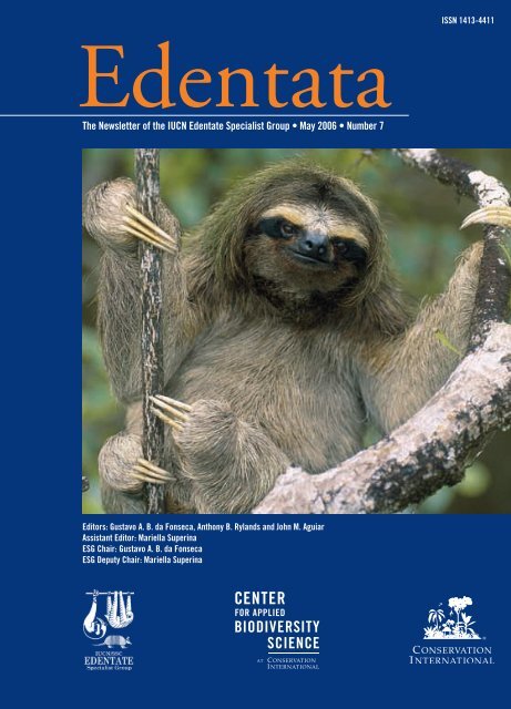 Edentata 7 - Anteater, Sloth & Armadillo Specialist Group