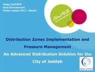 Distribution Zones Implementation and Pressure ... - Iwa-waterloss.org