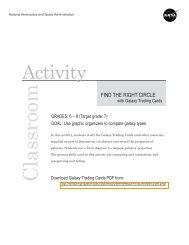 Classroom Activity: Find the Right Circle - Amazing Space - STScI