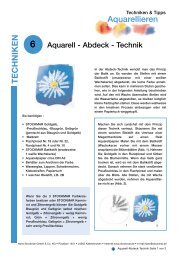 Aquarellieren Techniken & Tipps 6 Aquarell - Abdeck - Technik ...