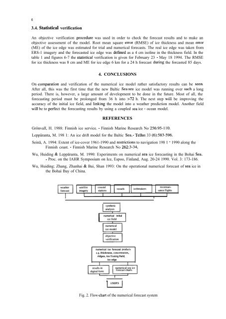 the numerical sea ice forecast in finland in the winter 1993-94 ...