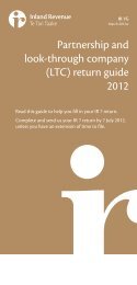 Partnership and look-through company (LTC) return guide 2012