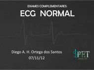 Aula sobre o eletrocardiograma normal e as bases de sua ...