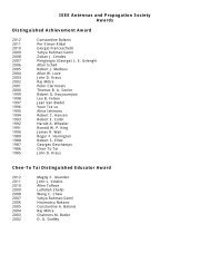 Past AP-S Award Recipients - IEEE Antennas And Propagation