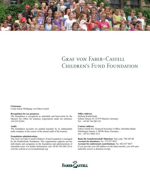 Graf von Faber-Castell Children's Fund Foundation