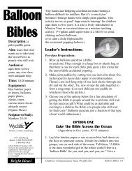 Bright Ideas! - Wycliffe Bible Translators