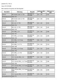 passend für / fits to Volvo V70 S70 850  Bitte ... - RS KFZ-Teile