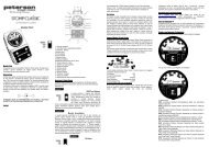 Modello VSS-C Manuale d'uso Alimentazione ... - Peterson Tuners