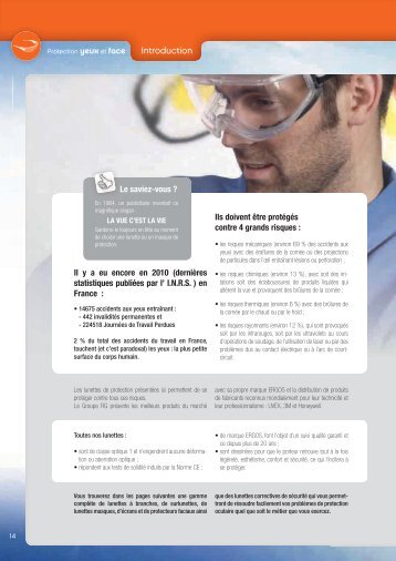 Normes Protection des yeux - Groupe RG