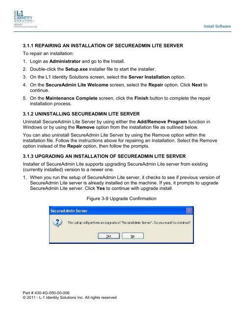 4G INSTALLATION GUIDE - Morpho