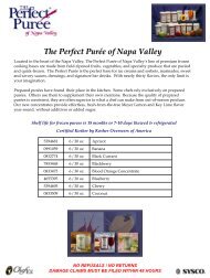 The Perfect PurÃ©e of Napa Valley - Sysco