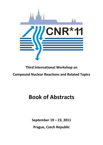 Book of Abstracts - Institute of Particle and Nuclear Physics