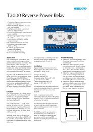 T2000 Data Sheet - DSL electronic Â® GmbH