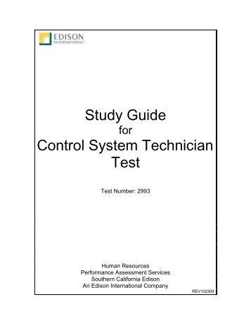 Control System Tech (Test 2993) - Edison International