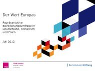 Der Wert Europas - Weimarer Dreieck