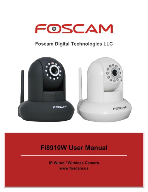 FI8910W User Manual - Agasio POE &amp; Wireless IP Cameras