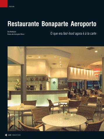 Restaurante Bonaparte Aeroporto - Lume Arquitetura