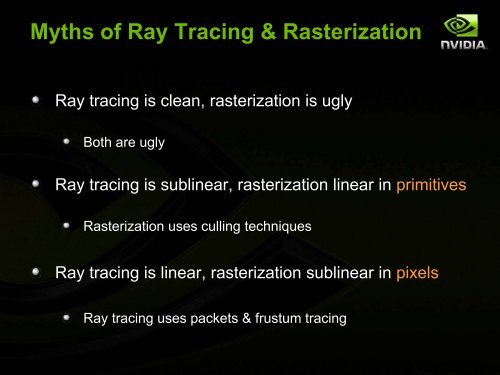 Interactive Ray Tracing with CUDA