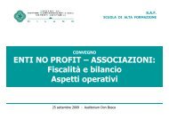 ENTI NO PROFIT â ASSOCIAZIONI - Ordine dei Dottori ...