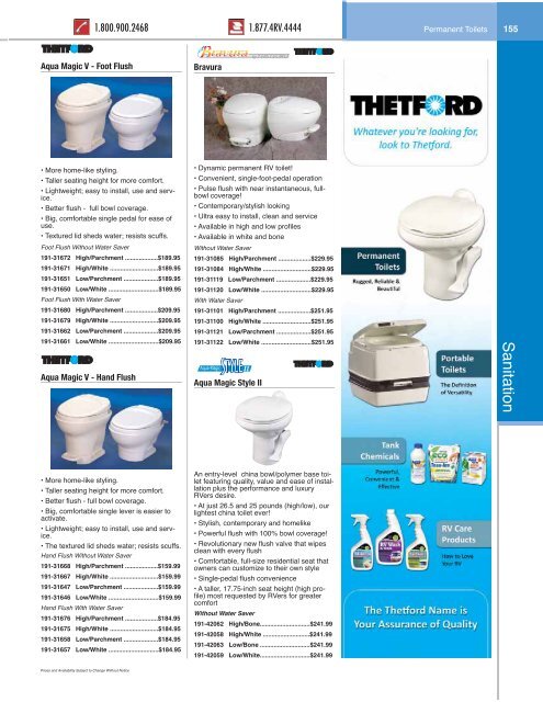 Sanitation - BR Wholesale RV & Marine