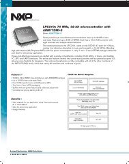 LPC210x 70 MHz, 32-bit microcontroller with ARM7TDMI-S