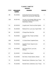 Planning Applications - Runnymede Borough Council