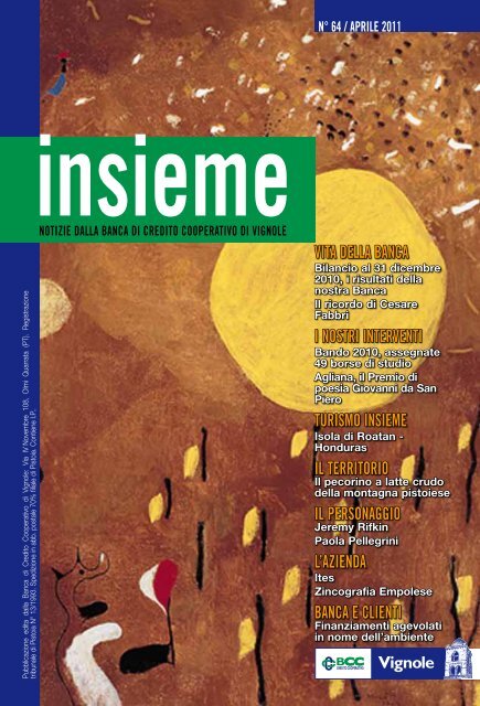 Insieme Aprile 2011 - BCC Vignole e Montagna Pistoiese