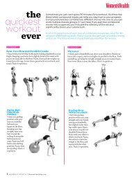 the quickest workout ever - Women's Health