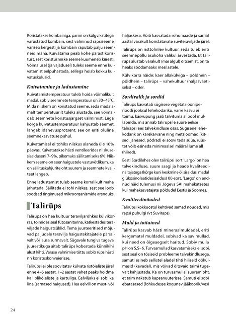 MahepÃµllumajanduslik teravilja- ja Ãµlikultuuride kasvatus (PDF 548 ...