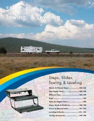 Steps, Slides, Towing & Leveling - BR Wholesale RV & Marine