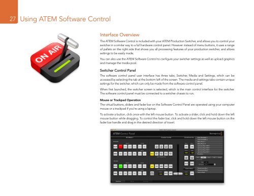 Blackmagic ATEM Manual - Concept Music Art